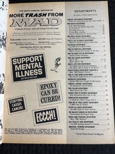 1966 MORE TRASH FROM MAD Magazine #9 FN- 5.5 with Stickers Insert