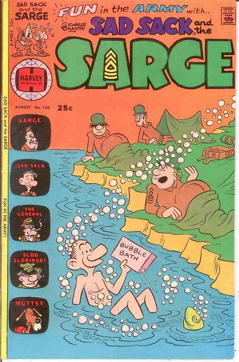 SAD SACK & THE SARGE (1957-1982) 120 FINE COMICS BOOK