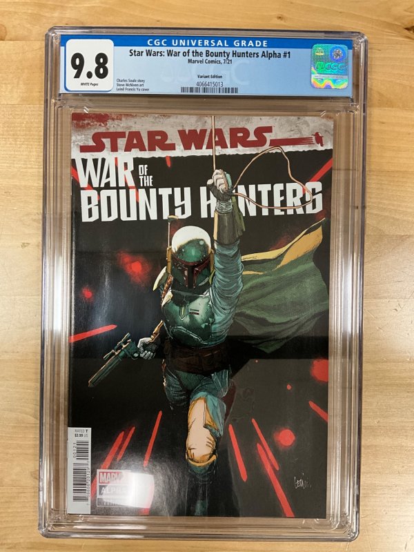 Star Wars: War of the Bounty Hunters Alpha Yu Cover (2021) CGC 9.8