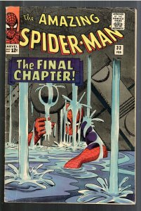 AMAZING SPIDERMAN 33 VG/F;1st New Power Debut!Classic cover!