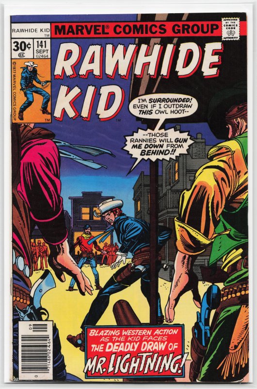 The Rawhide Kid #141 (1977) NO M.J.I