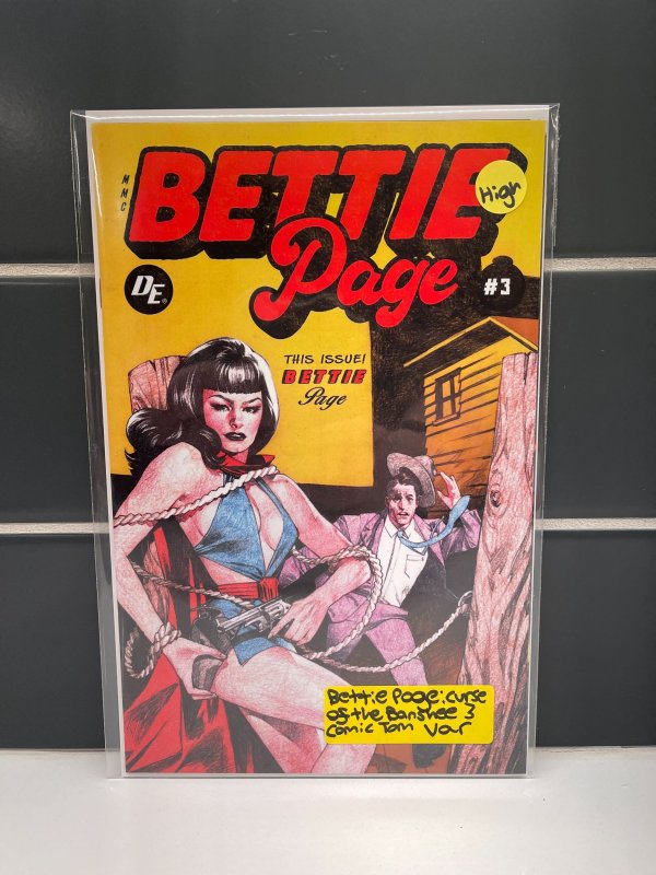 Bettie Page and the Curse of the Banshee #3 Comic Tom Variant (2021)