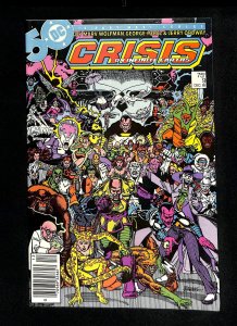 Crisis on Infinite Earths #9 Newsstand Variant