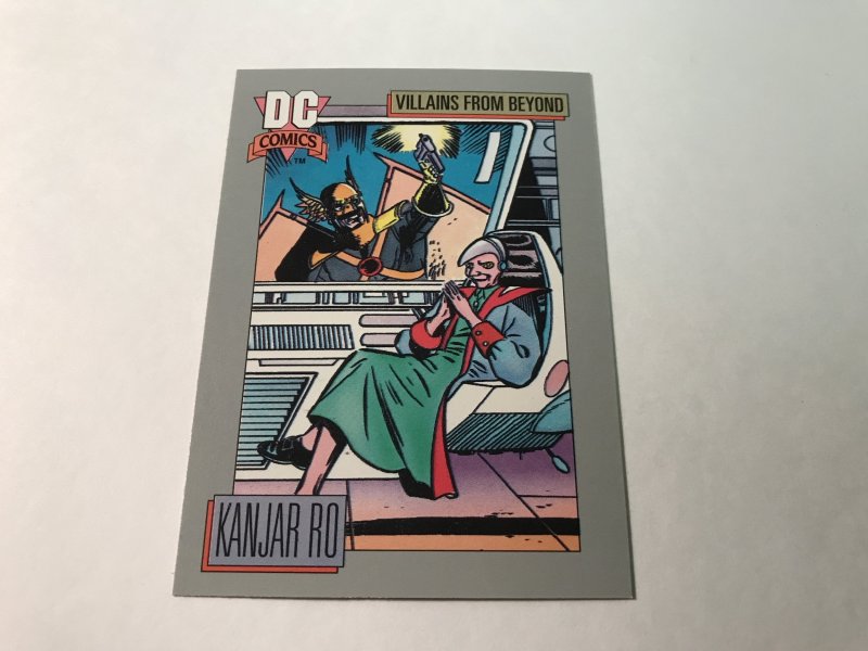 KANJAR RO #134 card : DC IMPEL Series 1 1991 NM/M, Hawkman villain