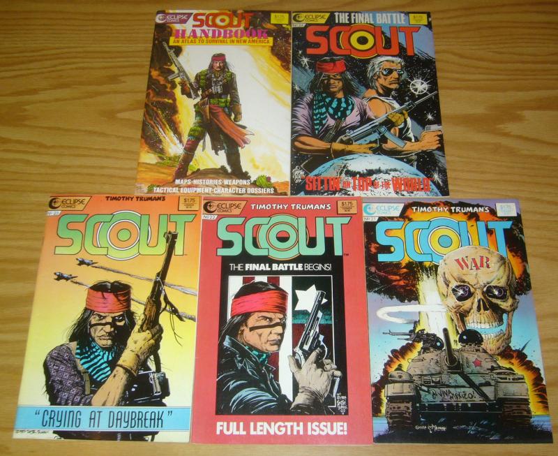 Scout #1-24 VF/NM complete series + handbook - tim truman - eclipse comics set 3