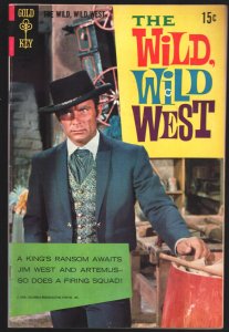 The Wild Wild West #6 1969- Gold Key- TV Western  series Robert Conrad cover