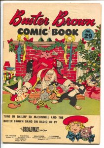 Buster Brown #29 1952-Brown Shoe Co.-Christmas-Santa Claus-sci-fi-jungle tige...