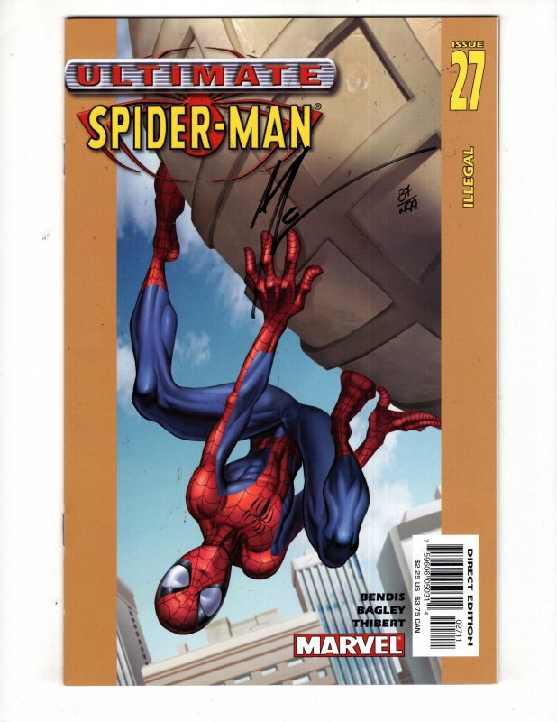 Ultimate Spider-Man #27 (2002) Signed on Cover w/COA