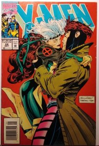 X-Men #24 Newsstand Edition (1993) Rogue Gambit