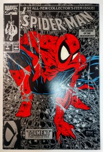 Spider-Man #1 (8.0, 1990) Silver Variant, Todd McFarlane Iconic Cover