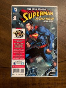 Superman FCBD Last Son Of Krypton # 1 NM 1st Print DC Comic Book Gr Escape J901