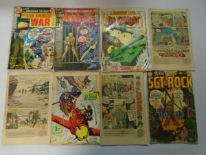 Silver + Bronze age DC War comics reader lot 47 different issues