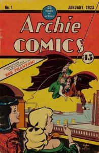 ARCHIE BOB PHANTOM #1 ~1939 DETECTIVE COMICS #27 HOMAGE COVER NM.