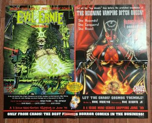 1999 EVIL ERNIE PURGATORY 20x16 Chaos Comics Promo Poster FN+ 6.5