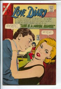 Love Diary #48 1967-Charlton-12¢ cover price-spy story-Love Is A Mental Illn...