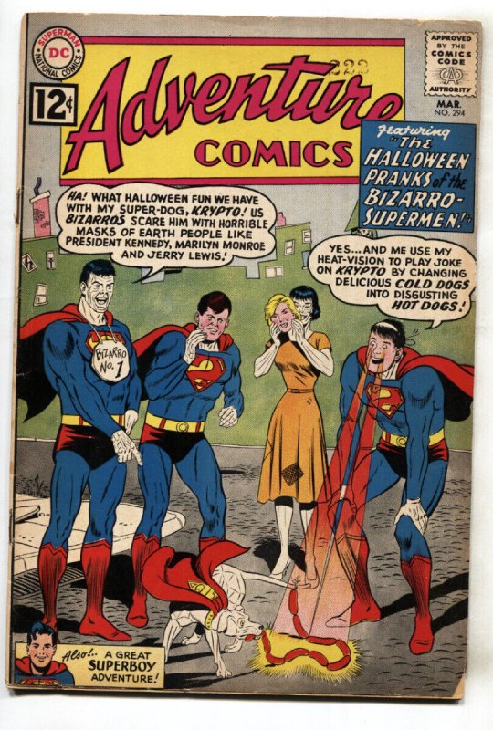 ADVENTURE COMICS #294-BIZARRO MARILYN MONROE-SUPERBOY
