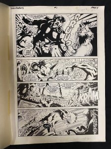 Teenagents #1 Page 4 Original Comic Book Art 1993 Neil Vokes