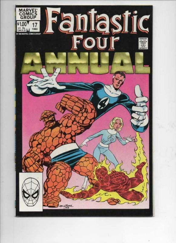 FANTASTIC FOUR #17 Annual, VF/NM, Human Torch, Thing, 1961 1983, Marvel