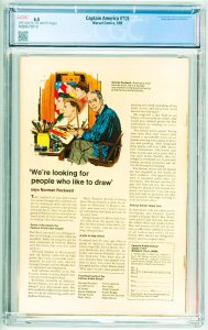 Captain America #109 (1969) CGC 6.5! OWW Pages!