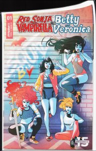Red Sonja and Vampirella Meet Betty and Veronica #1 Cover D (2019) Vampirella