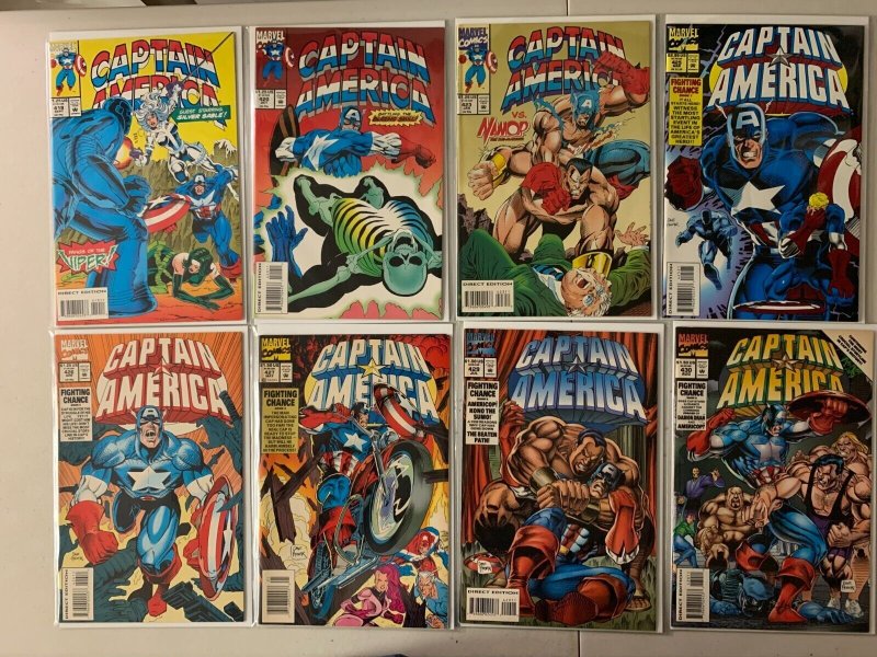 Captain America comics lot #401-454 (last issue) + 2 annual 39 diff (1992-96)