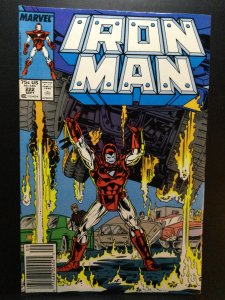 Iron Man #222 Newsstand Edition (1987)