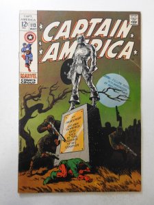 Captain America #113 (1969) VG- Condition see desc