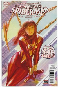 AMAZING SPIDER-MAN#15 NM 2016 SPIDER-ARMOR ALEX ROSS MARVEL COMICS