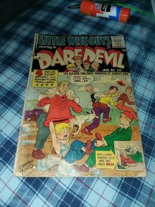 Little Wise Guys Daredevil #122 Lev Gleason 1954 golden age charles biro art