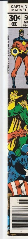 Captain Marvel #50 (1977) Avengers !