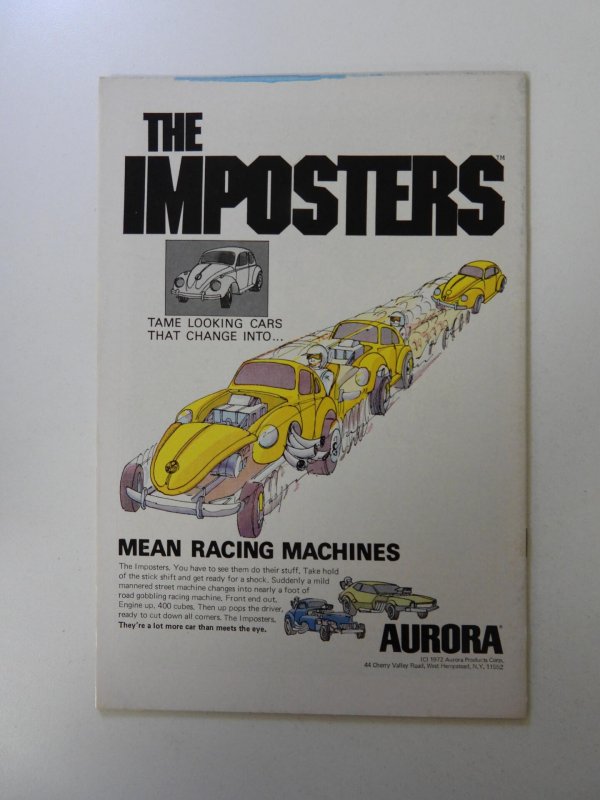 Swamp Thing #1 (1972) VF condition overspray