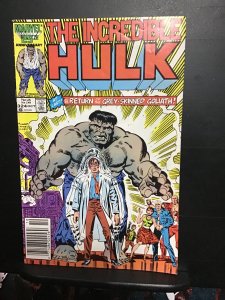 The Incredible Hulk #324 (1986) mid high grade return grey hulk! FN/VF