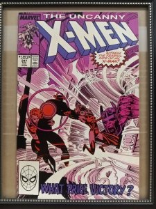 Uncanny X-Men #247 FN 1989 Marvel Comics.  P01