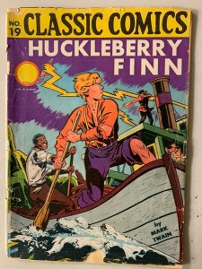 Classics Illustrated #19 Huckleberry Finn 3rd printing 2.0 (1944)