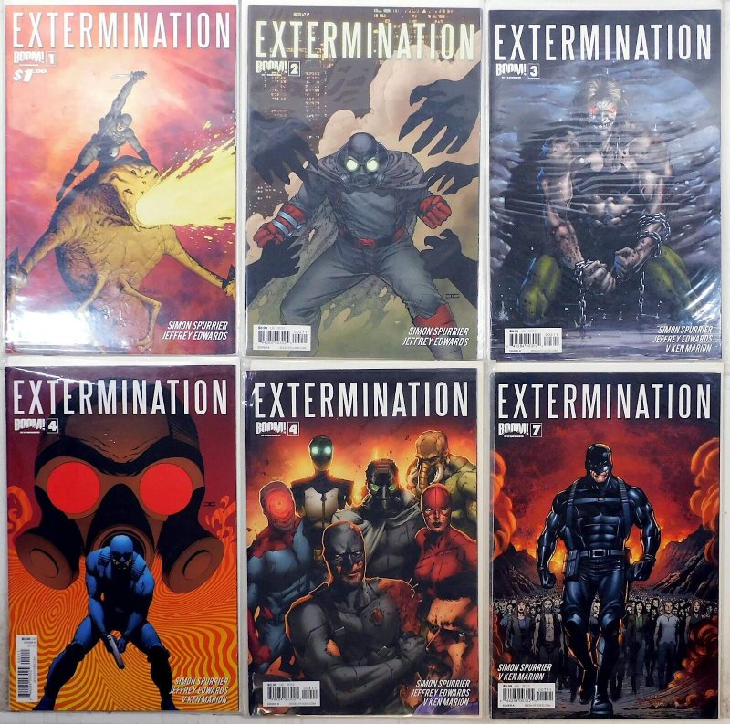 Extermination Lot of 6 #1, 2, 3 B, 4, 4 B, 7 2012 Boom Nox 1st Print Comic Books