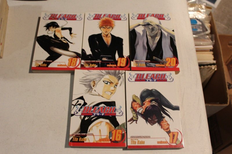 Bleach Manga Set Volumes 1-20 Anime Comic VIZ Media Tite Kubo Book
