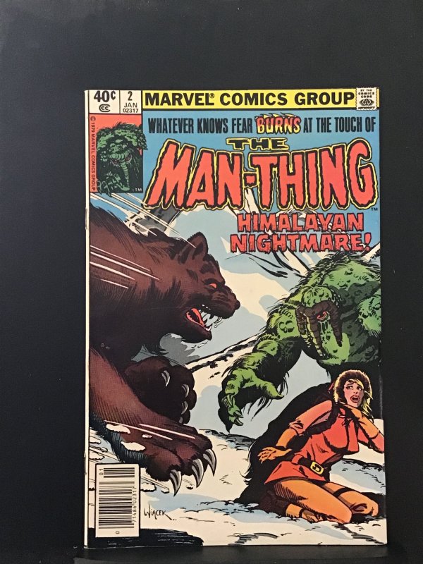 Man-Thing #2 Newsstand Edition (1980)