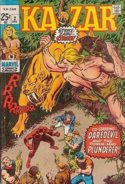 Ka-Zar (1970 series) #2, VF- (Stock photo)