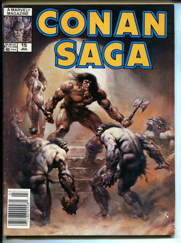 CONAN SAGA BARGAIN LOT OF 4 1988-MARVEL-STAN LEE-ISSUES #14-#15-#16-#17