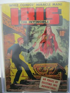 Ibis The Invincible #1 ~ Fawcett 1943 ~ PGX 5.0 VG/F ~ Origin of Ibis