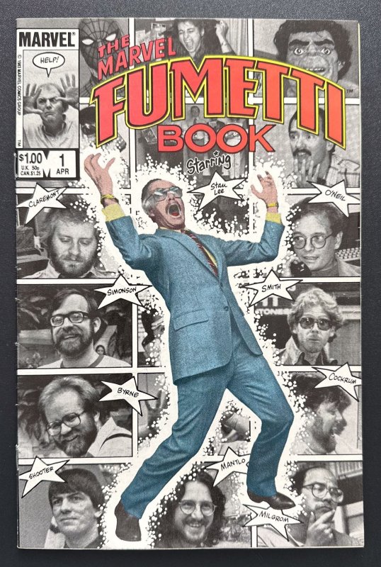 The Marvel Fumetti Book #1 (1984)  [KEY] Stan Lee - VF+!