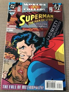 SUPERMAN MAN OF STEEL #35 : DC 7/94 NM-; Worlds Collide storyline