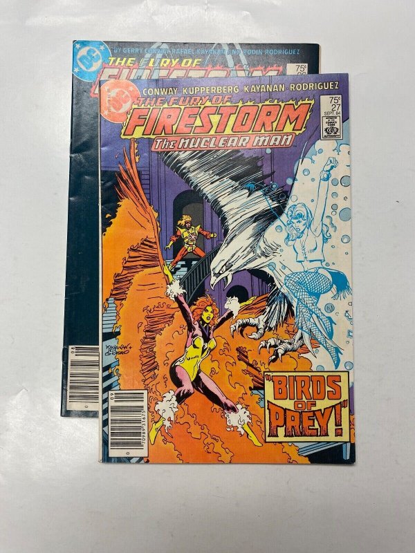 2 Firestorm DC comic book #26 27 97 KM9