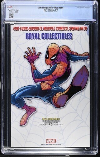 Amazing Spider-Man #666 2011 Marvel Comics CGC 9.6 Royal Collectibles variant 06
