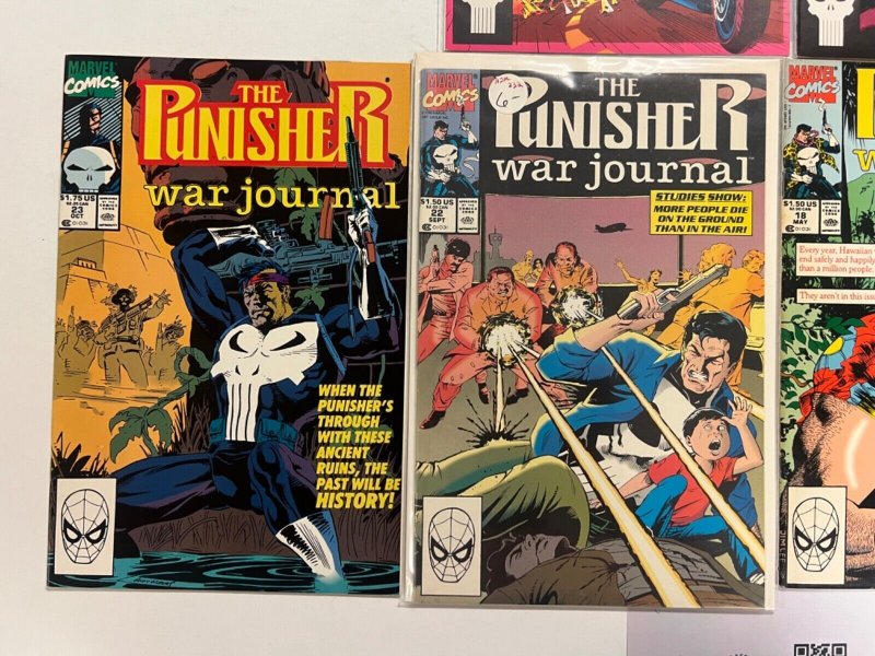 6 The Punisher Marvel Comic Books # 16 18 22 23 30 Spiderman Defenders 71 SM6