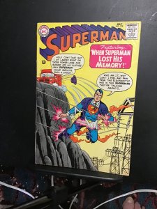 Superman #178  (1965) Affordable grade when Superman lost his memory! VG+ Wow!