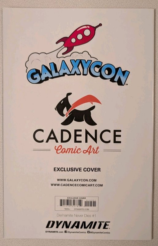 Die!namite Never Dies #1 Galaxy Con Exclusive 2X Signed Gary Brown & Van Lente