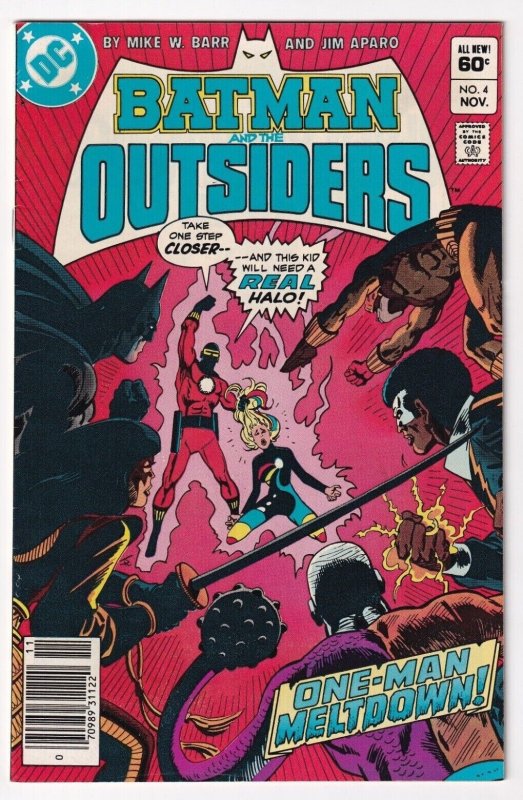 Batman And The Outsiders #4 November 1983 DC Mike Barr Jim Aparo