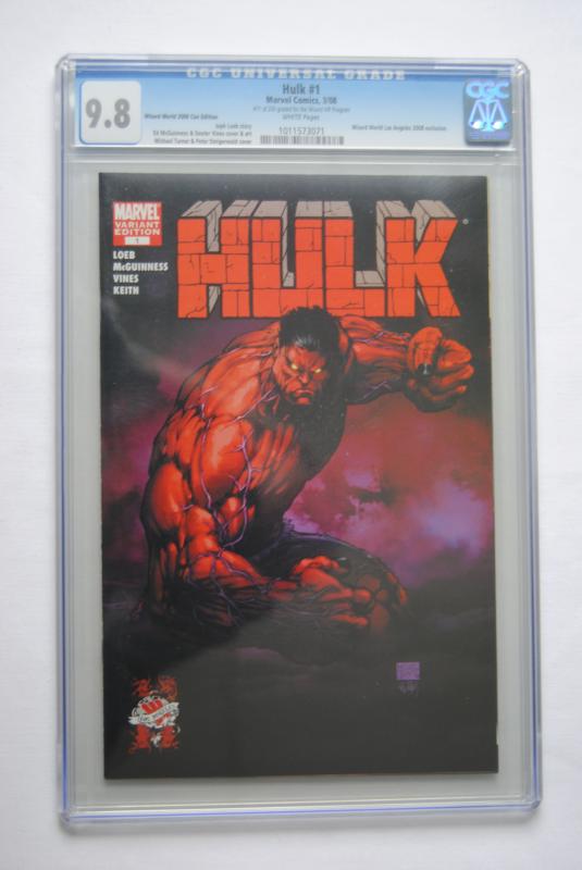 Hulk 1, Wizard World 2008 Con Edition  9.8