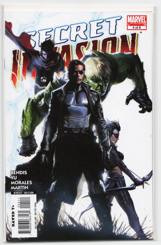 Secret Invasion #4 Gabriele Dell'Otto Cover (2008) Nick Fury